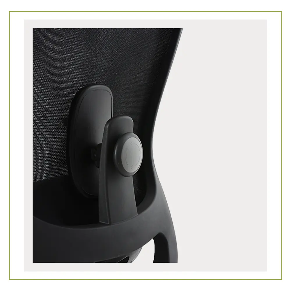 Silla de Direccion con cabecera y respaldo en malla BM6000 Negro ajuste lumbar Equipos Comerciales de Leon Muebles para Oficina