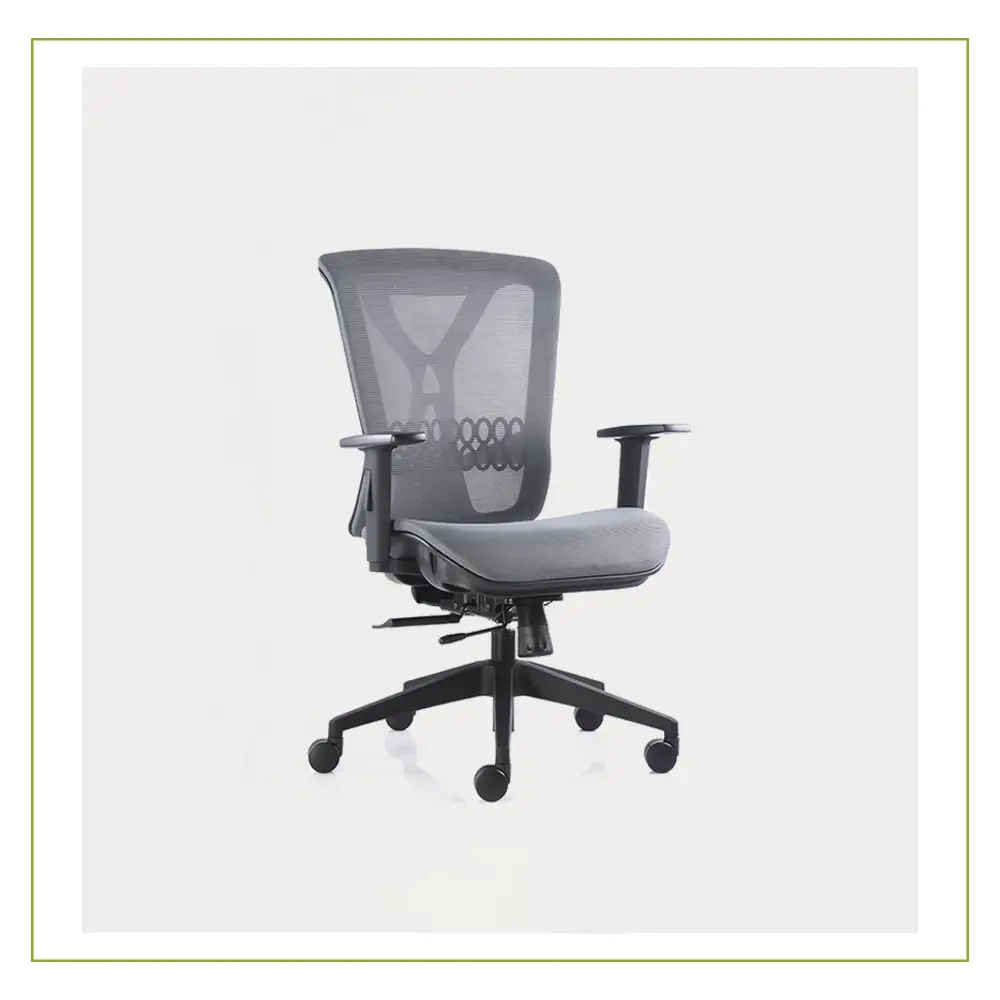 Silla de Direccion con malla en asiento y respaldo BM9501 Equipos Comerciales de Leon Muebles para Oficina