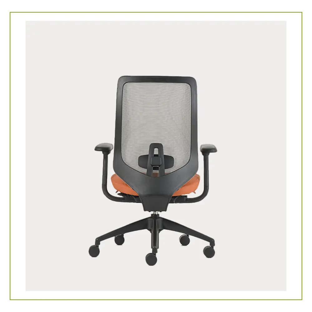 Silla de Direccion con respaldo en malla BM8601 Negro atras Equipos Comerciales de Leon Muebles para Oficina