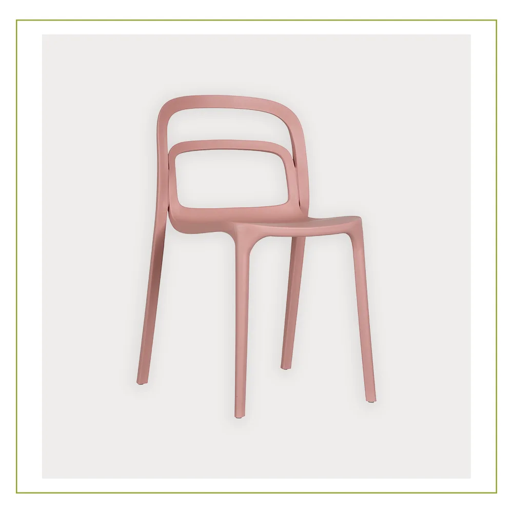 Silla Visitante de Polipropileno Asti Coral