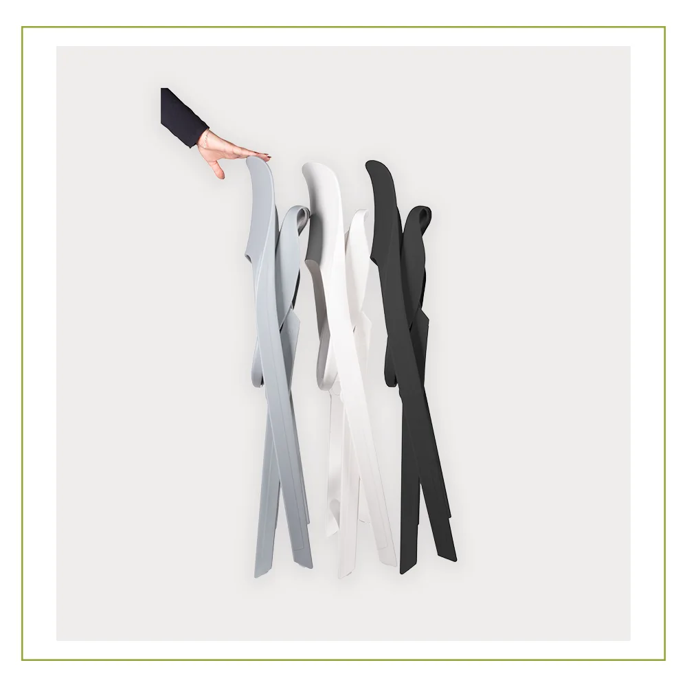 Silla Visitante de Polipropileno Uso Plegable Equipos Comerciales de León