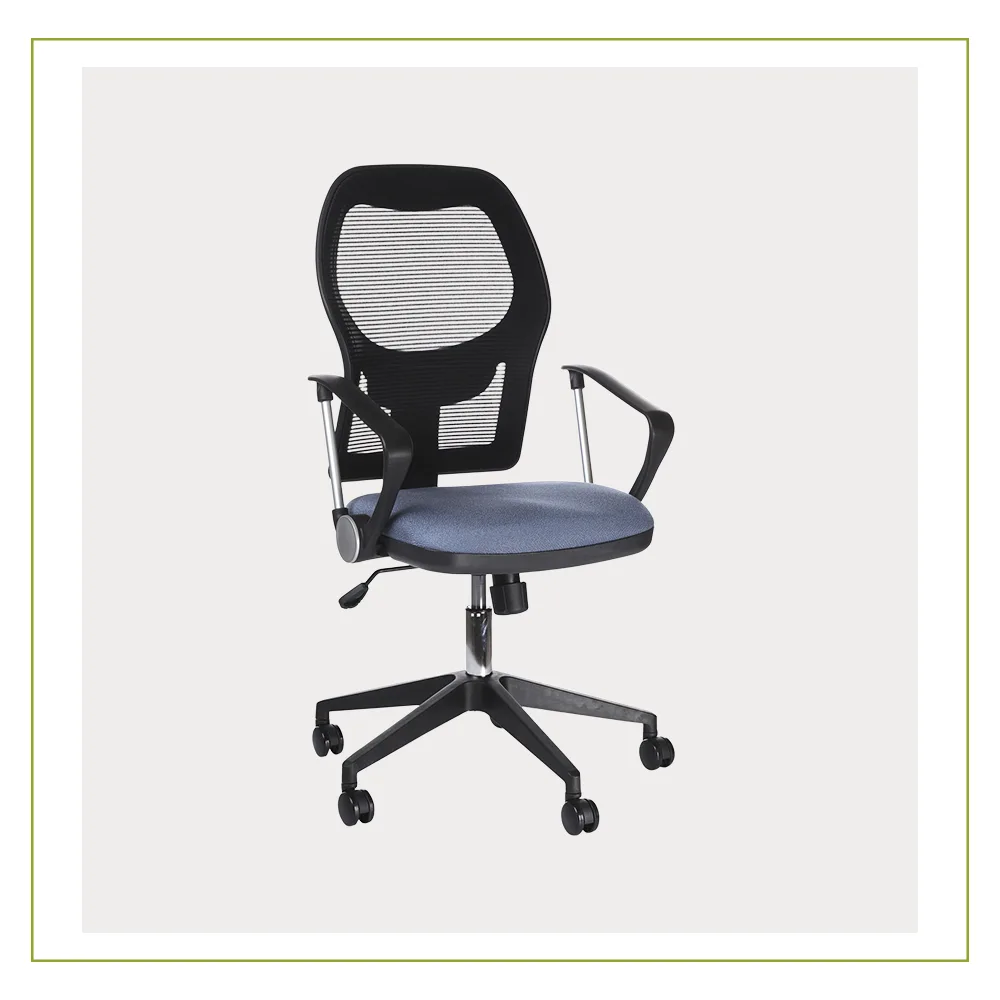Silla Ejecutiva con soporte lumbar y respaldo en Malla Arce