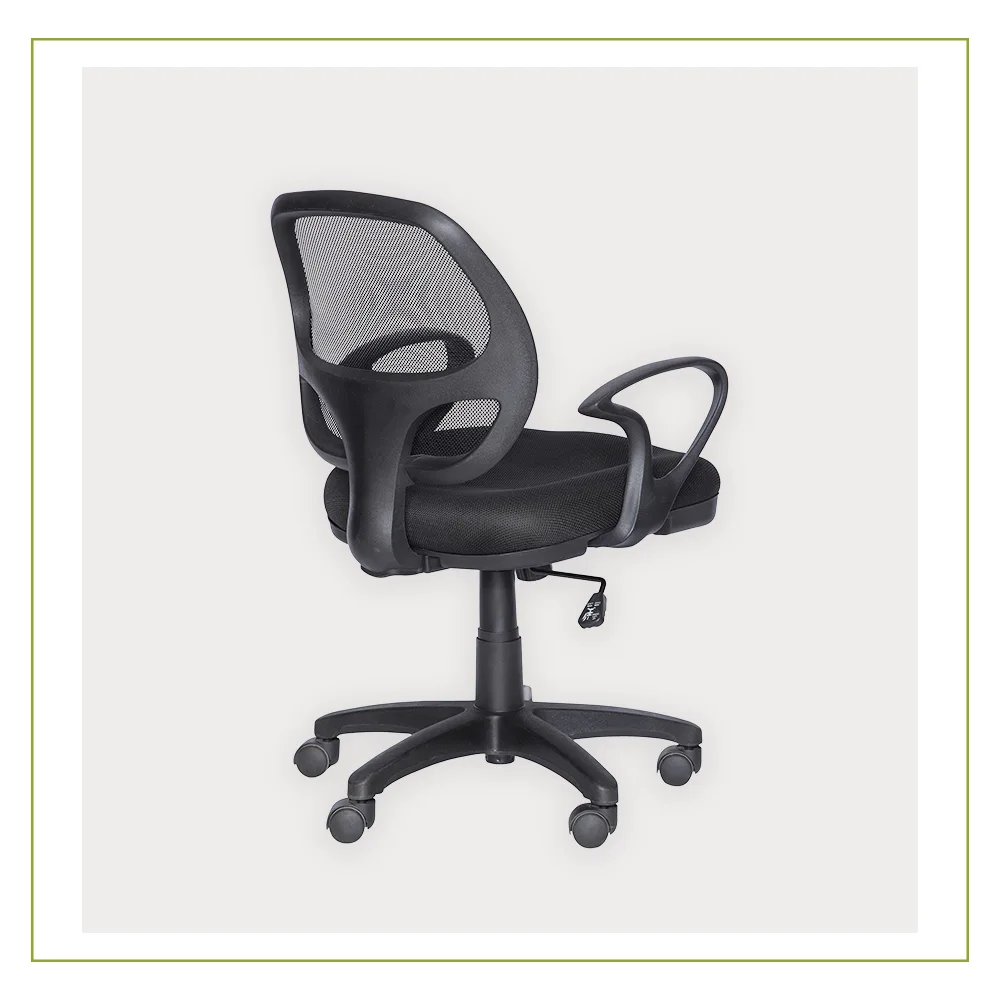 Silla Secretarial con Respaldo en Malla M50 atras
