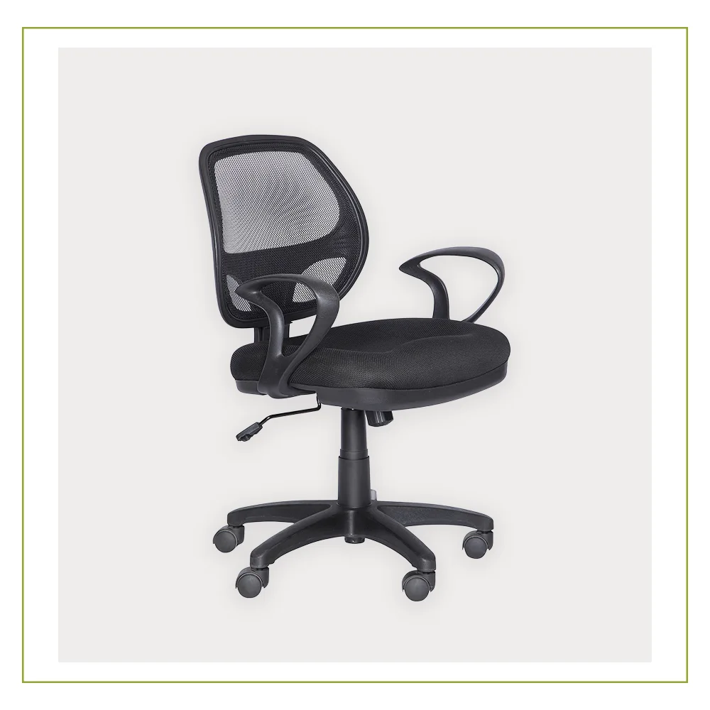 Silla Secretarial con Respaldo en Malla M50