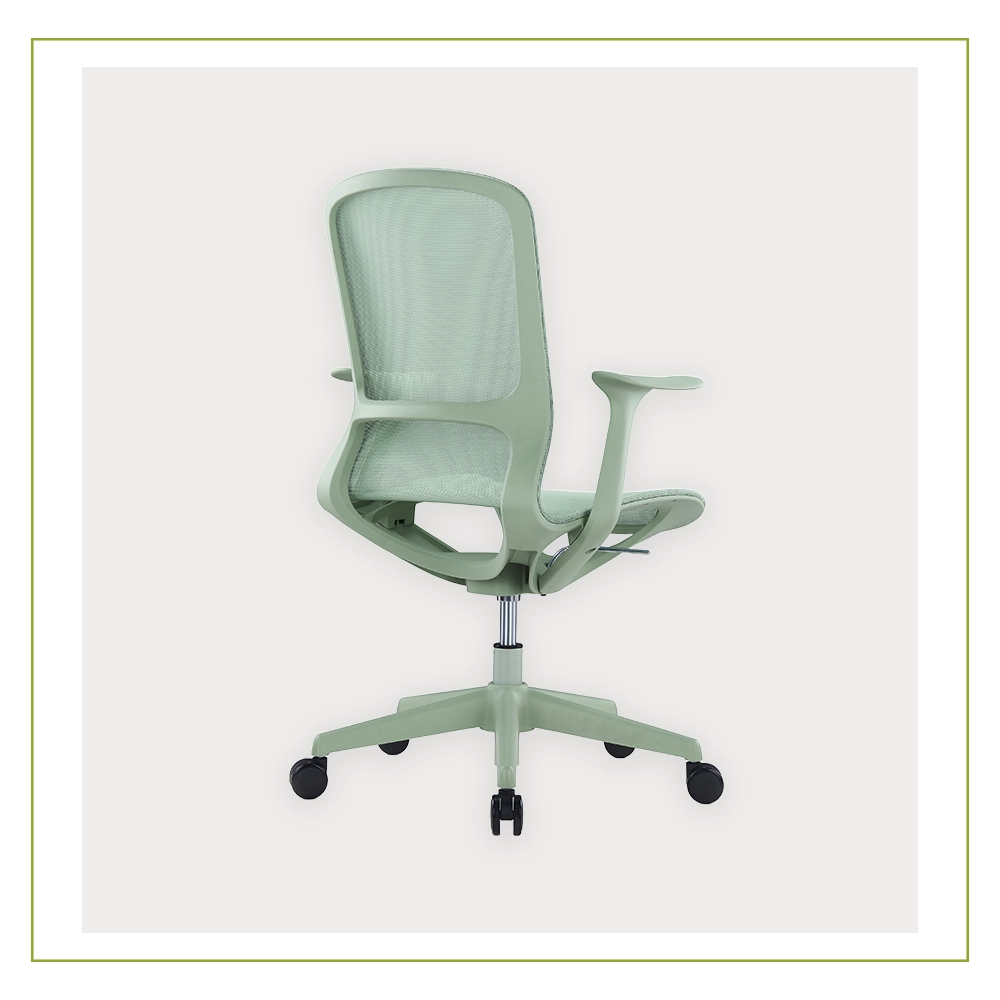 Silla Operativa de malla en asiento y respaldo Rainbow atras