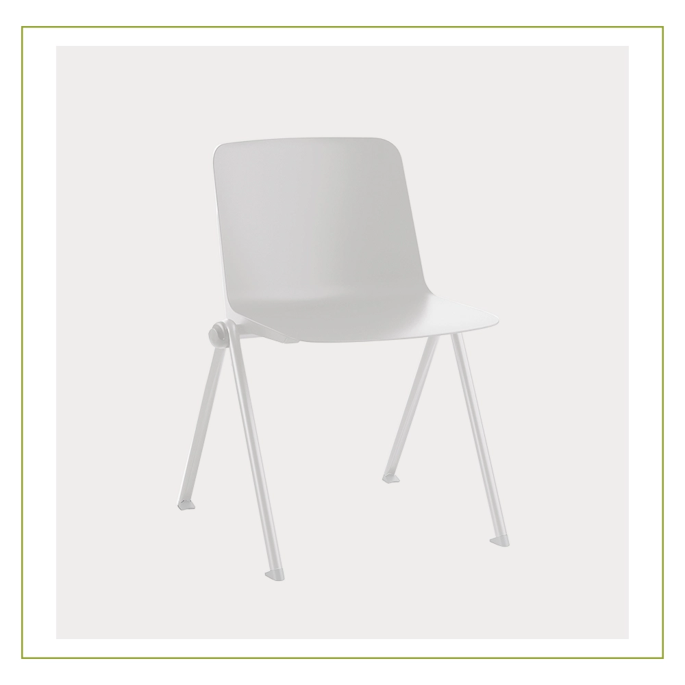 Silla Visitante Monocromatica de alta resistencia Plus Blanco
